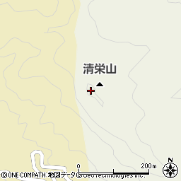 清栄山周辺の地図