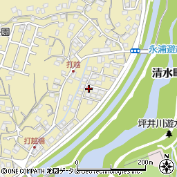 熊本県熊本市北区打越町9-2周辺の地図