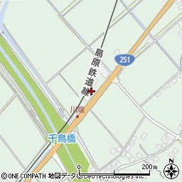 長崎県雲仙市愛野町甲4617周辺の地図