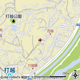 熊本県熊本市北区打越町13周辺の地図