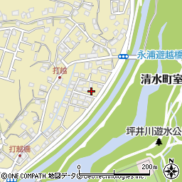 熊本県熊本市北区打越町10-17周辺の地図
