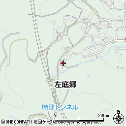 長崎県西彼杵郡時津町左底郷1039周辺の地図