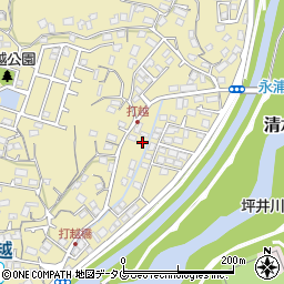 熊本県熊本市北区打越町12-15周辺の地図