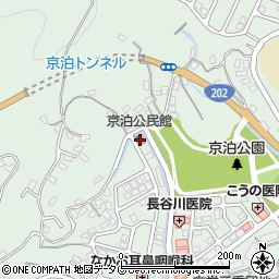 京泊公民館周辺の地図