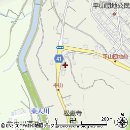 長崎県諫早市平山町685-3周辺の地図