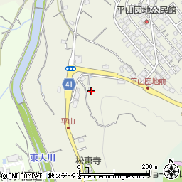長崎県諫早市平山町651周辺の地図
