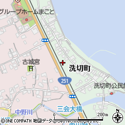 長崎県島原市洗切町1418周辺の地図