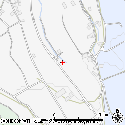 長崎県雲仙市吾妻町永中名590周辺の地図