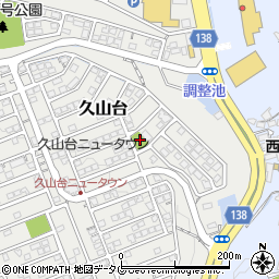 久山台5号公園周辺の地図