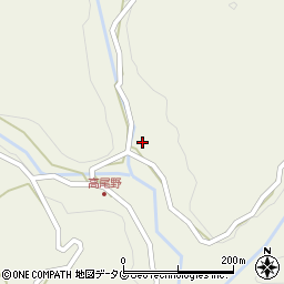 熊本県阿蘇郡高森町矢津田2557周辺の地図