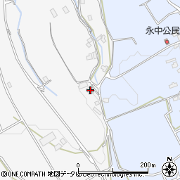 長崎県雲仙市吾妻町永中名406-1周辺の地図