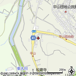 長崎県諫早市平山町685-2周辺の地図