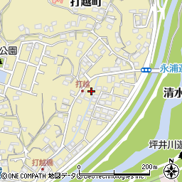 熊本県熊本市北区打越町12-20周辺の地図