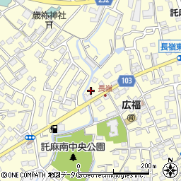 熊本防熱工業周辺の地図