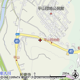 長崎県諫早市平山町653周辺の地図