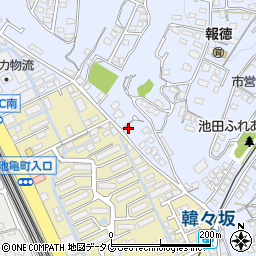 ＳＵＮランドリー池田店周辺の地図