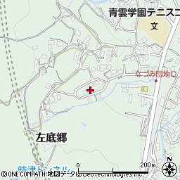 長崎県西彼杵郡時津町左底郷1035周辺の地図