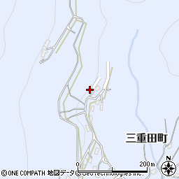 長崎県長崎市三重田町1334周辺の地図