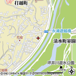 熊本県熊本市北区打越町11-40周辺の地図