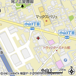 福岡機材販売熊本営業所周辺の地図
