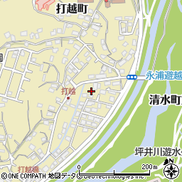 熊本県熊本市北区打越町11-25周辺の地図