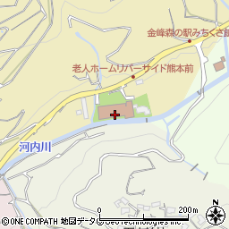 熊本市高齢者支援センターささえりあ　金峰周辺の地図