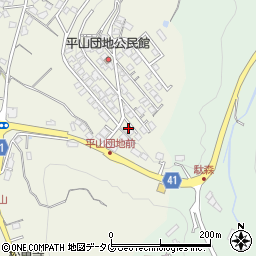 長崎県諫早市平山町356周辺の地図