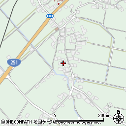 長崎県雲仙市吾妻町阿母名2167-6周辺の地図