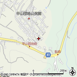 長崎県諫早市平山町354-4周辺の地図