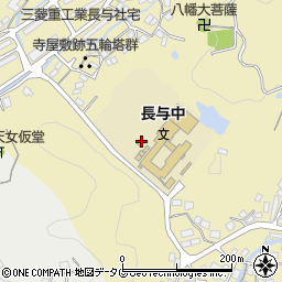長崎県西彼杵郡長与町丸田郷200周辺の地図