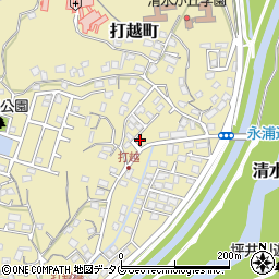 熊本県熊本市北区打越町32-11周辺の地図