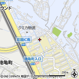 リファイン上熊本周辺の地図