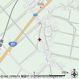 長崎県雲仙市吾妻町阿母名2161周辺の地図