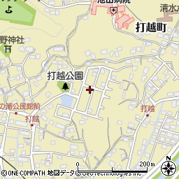 熊本県熊本市北区打越町25-12周辺の地図