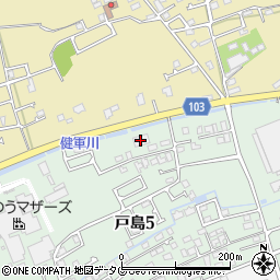 オリエント産業株式会社　熊本支社周辺の地図