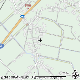 長崎県雲仙市吾妻町阿母名1719周辺の地図