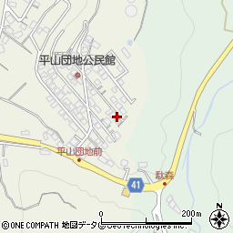 長崎県諫早市平山町357-99周辺の地図