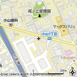 セイノースーパーエクスプレス株式会社　熊本営業所周辺の地図
