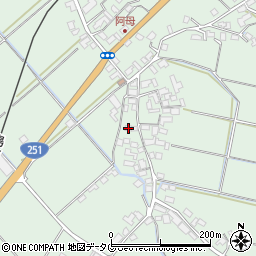 長崎県雲仙市吾妻町阿母名2159周辺の地図