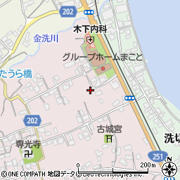 長崎県島原市中野町57周辺の地図