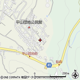 長崎県諫早市平山町357-44周辺の地図