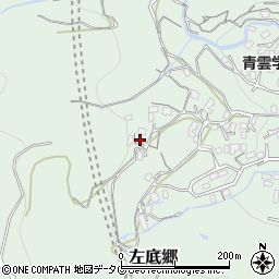 長崎県西彼杵郡時津町左底郷886周辺の地図