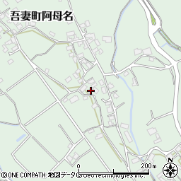 長崎県雲仙市吾妻町阿母名999周辺の地図