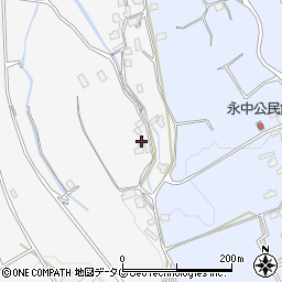 長崎県雲仙市吾妻町永中名413周辺の地図
