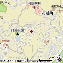 熊本県熊本市北区打越町28-13周辺の地図