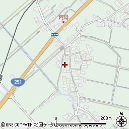 長崎県雲仙市吾妻町阿母名2156周辺の地図