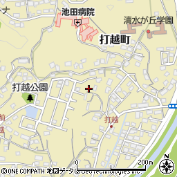 熊本県熊本市北区打越町31-70周辺の地図