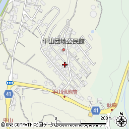 長崎県諫早市平山町357周辺の地図