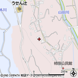 長崎県雲仙市吾妻町栗林名339周辺の地図