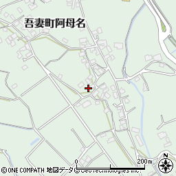 長崎県雲仙市吾妻町阿母名1019周辺の地図